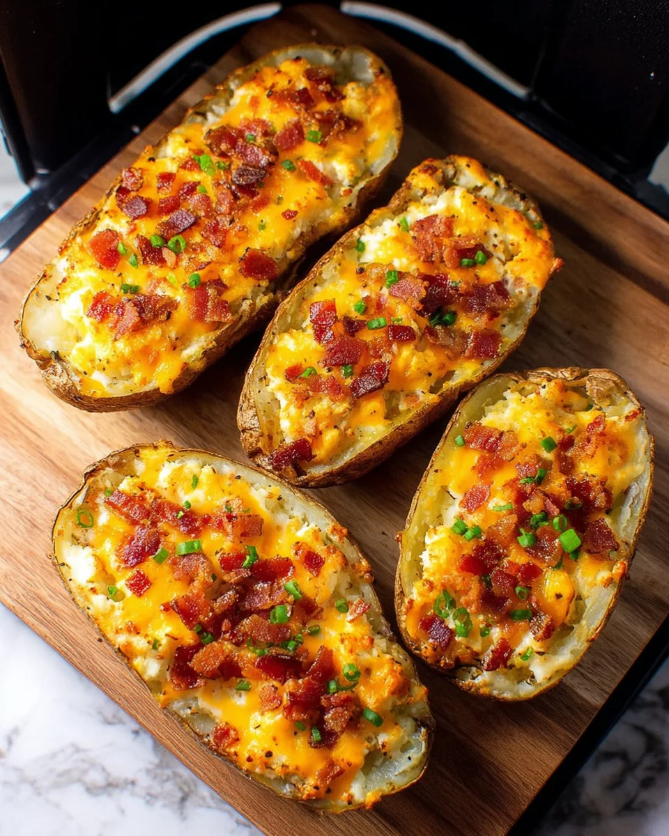 Air Fryer Twice Baked Potatoes 23 Air