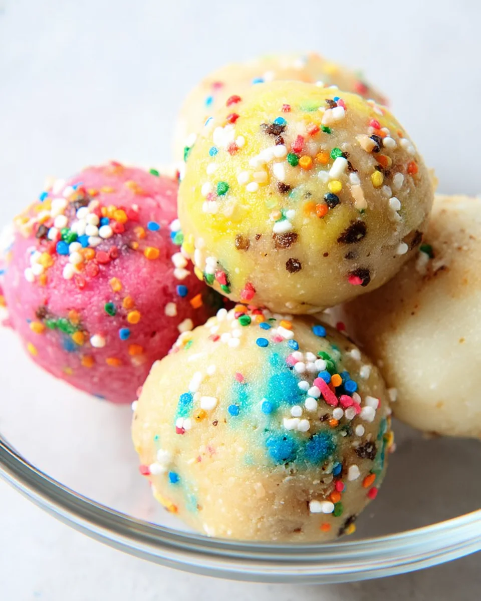 Applesauce Birthday Cake Protein Balls 15 Applesauce