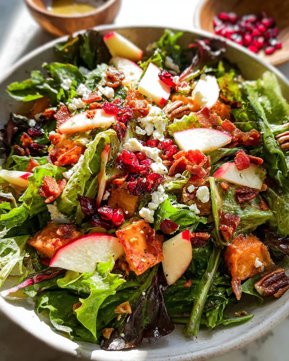 Autumn Salad with Apple Cider Vinaigrette 17 Autumn