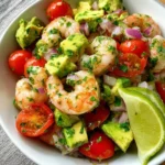 Avocado Salsa Shrimp Salad