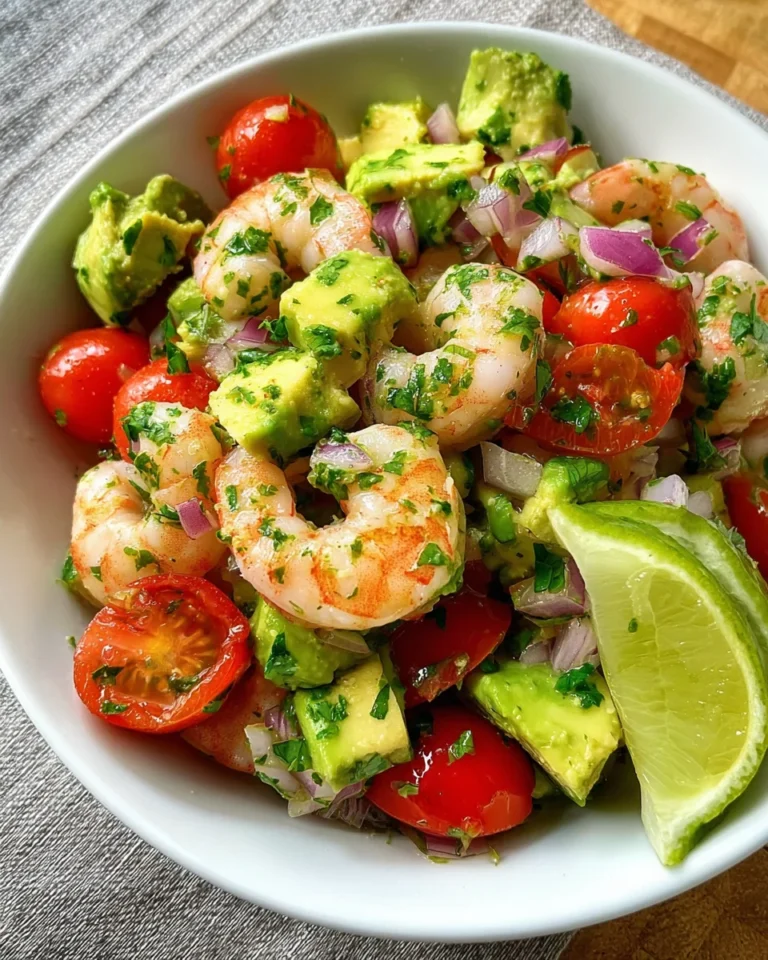 Avocado Salsa Shrimp Salad