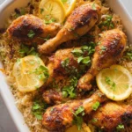 Baked Chicken Legs and Rice 30 Baked Chicken Legs and Rice