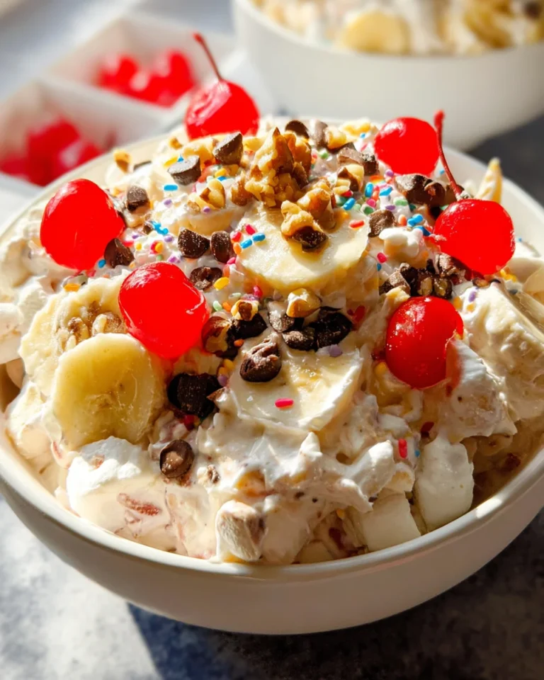 Banana Split Fluff Salad