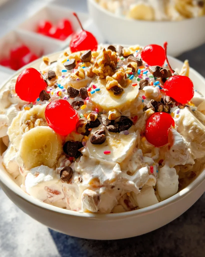 Banana Split Fluff Salad