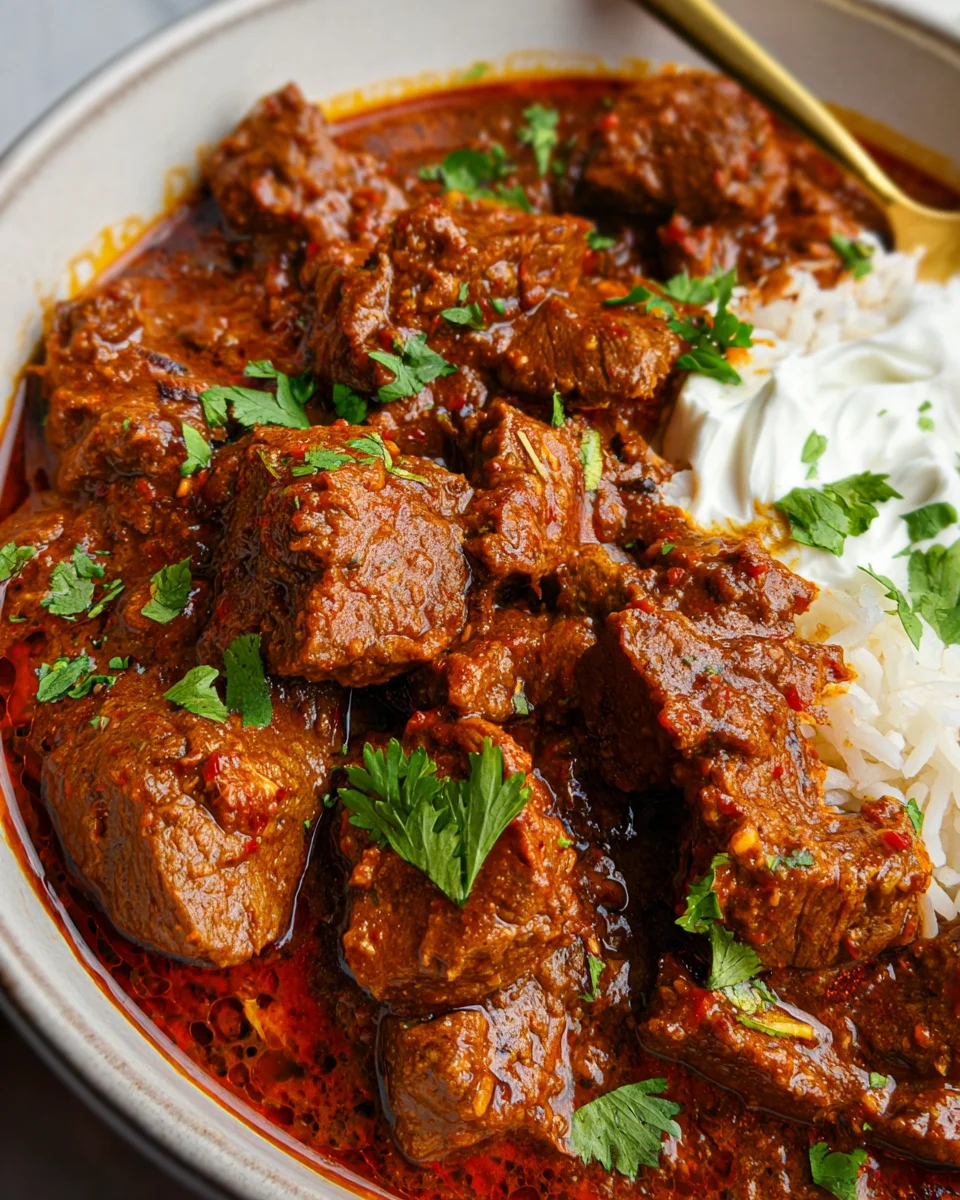Beef Vindaloo 18 Beef