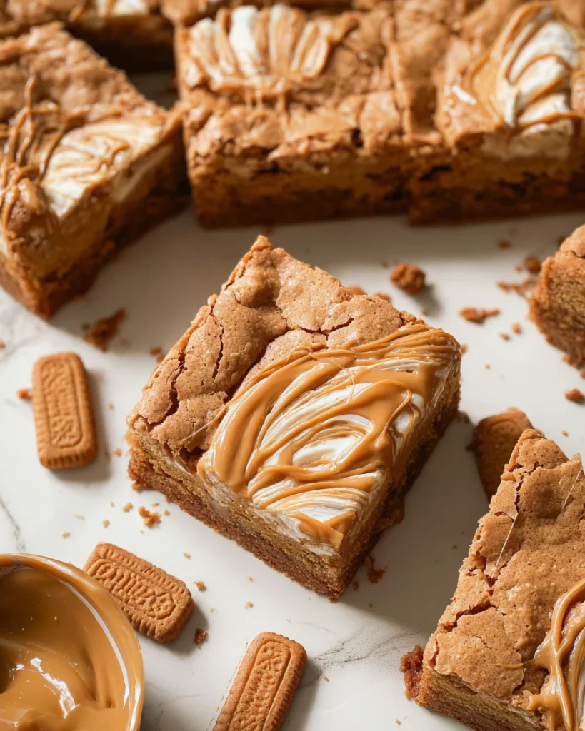 Biscoff Blondies