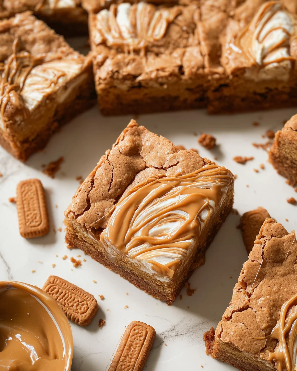 Biscoff Blondies