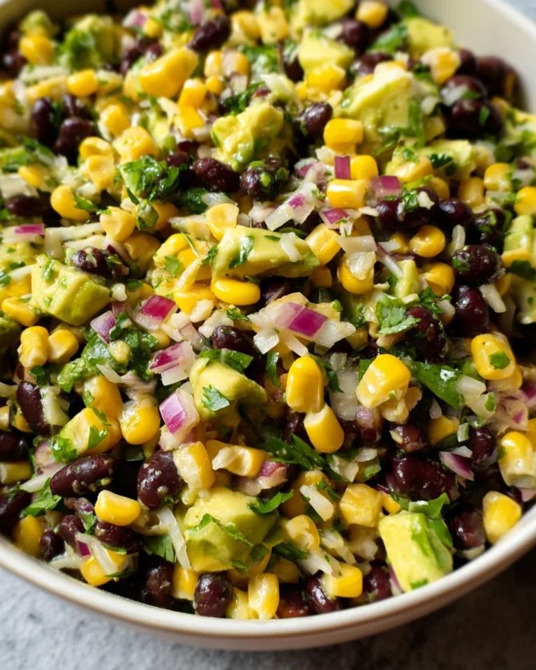 Black Bean Corn Avocado Salad