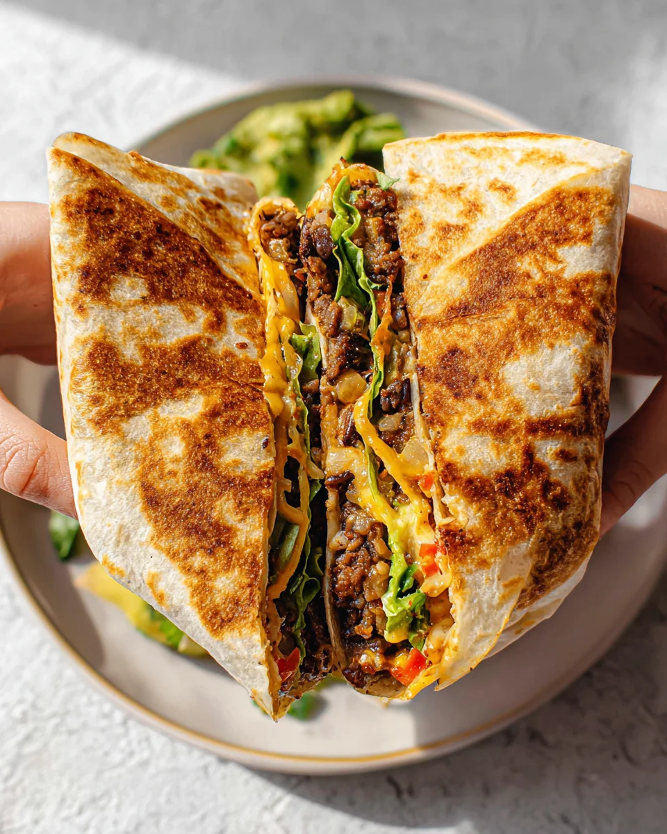 Black Bean Crunch Wrap 32 Black