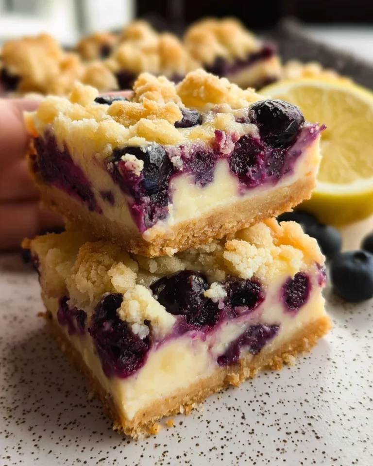 Blueberry Lemon Pie Bars