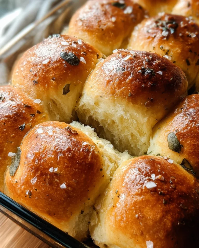 Brown Butter Sage Dinner Rolls