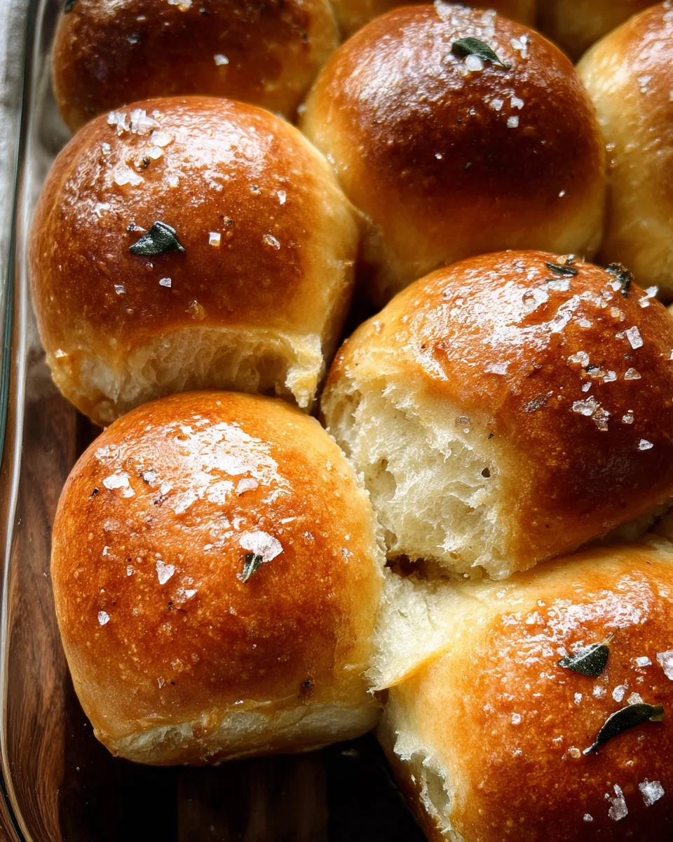 Brown Butter Sage Dinner Rolls 21 Brown