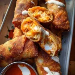 Buffalo Chicken Egg Rolls