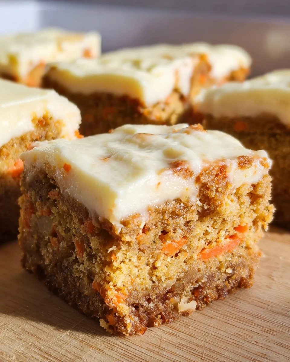 Carrot Cake Bars 25 Carrot