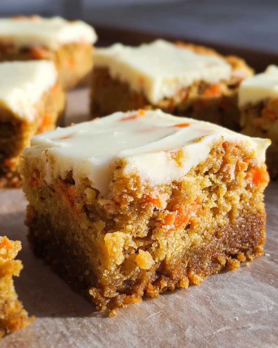 Carrot Cake Bars 26 Carrot