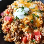 Cheesy Taco Rice Recipe