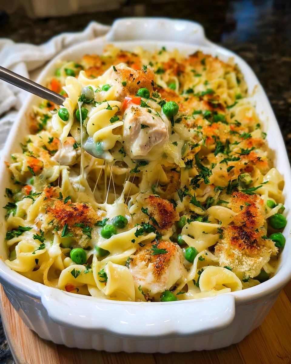 Chicken Noodle Casserole 20 Chicken