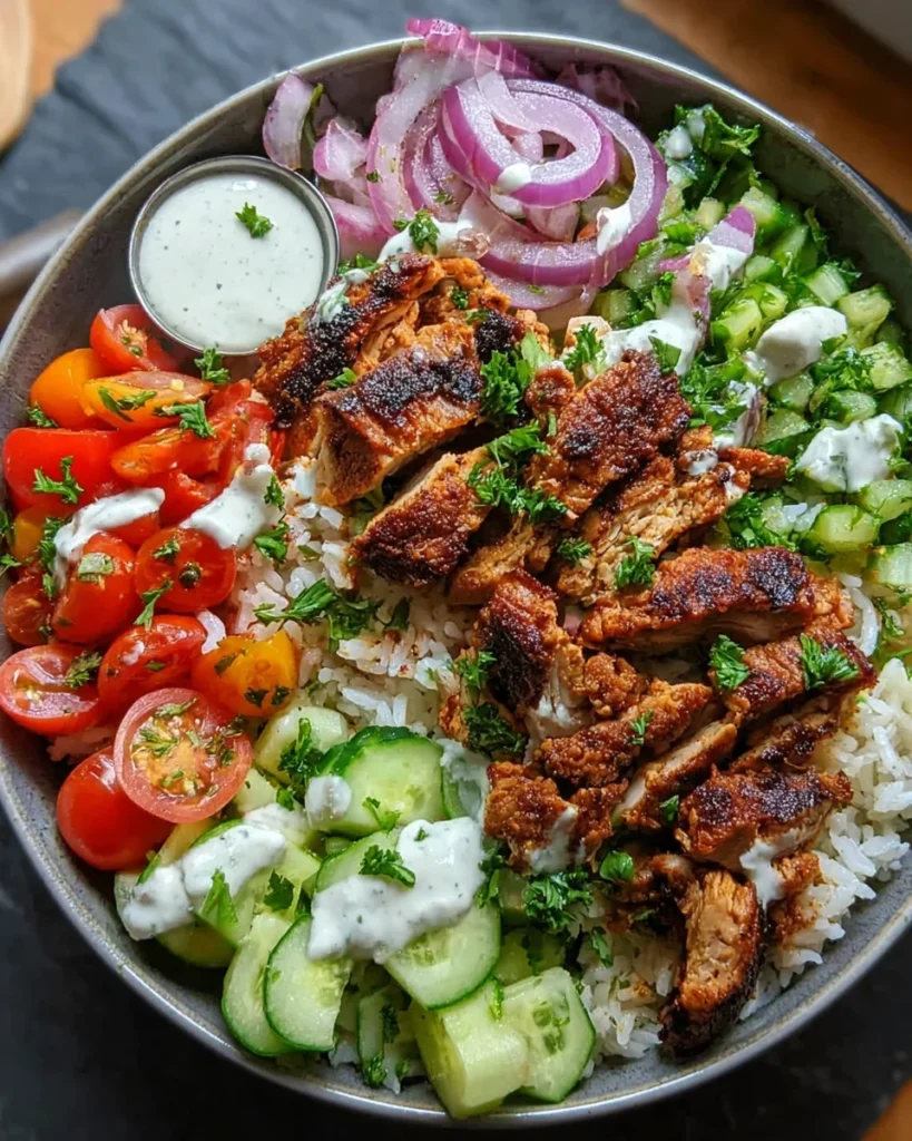 Chicken Shawarma Bowl Recipe