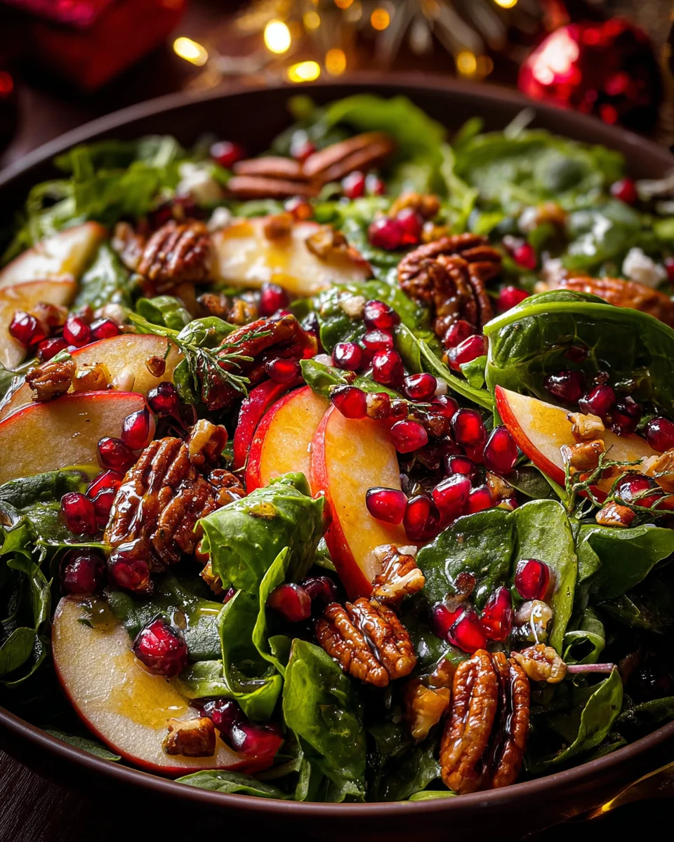 Christmas Salad with Honey Mustard Dressing 20 Christmas