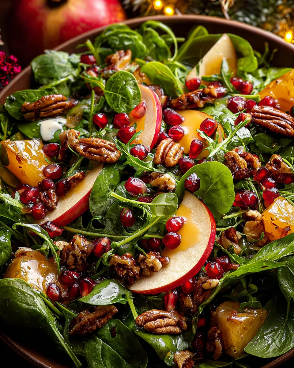 Christmas Salad with Honey Mustard Dressing 21 Christmas