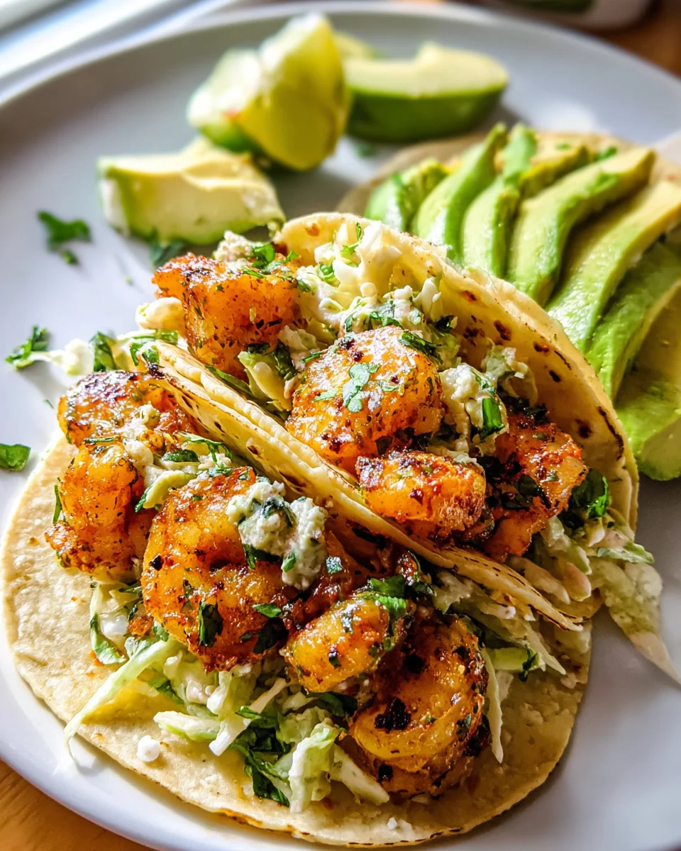 Cilantro Lime Shrimp Tacos with Creamy Slaw 27 Cilantro