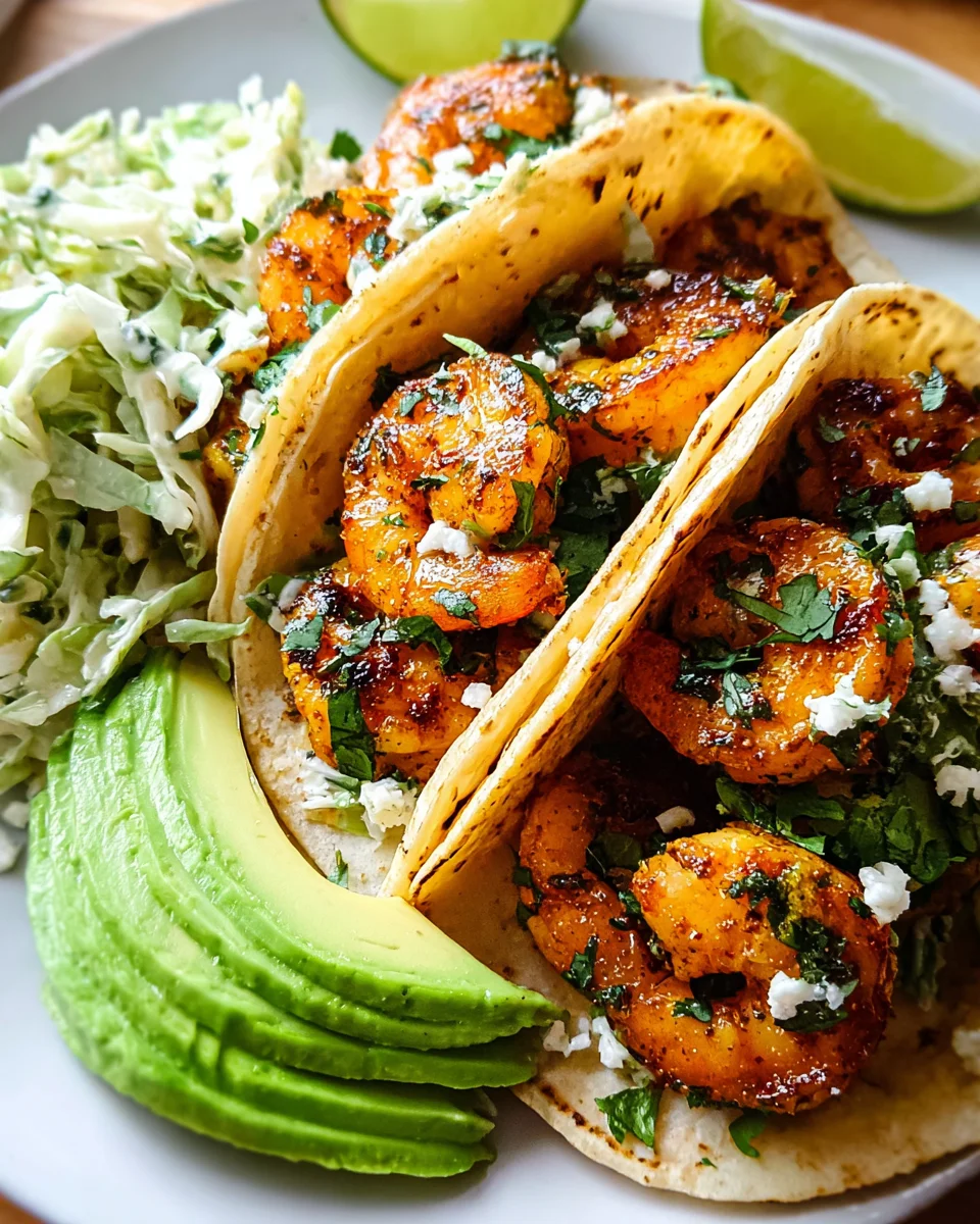 Cilantro Lime Shrimp Tacos with Creamy Slaw 28 Cilantro