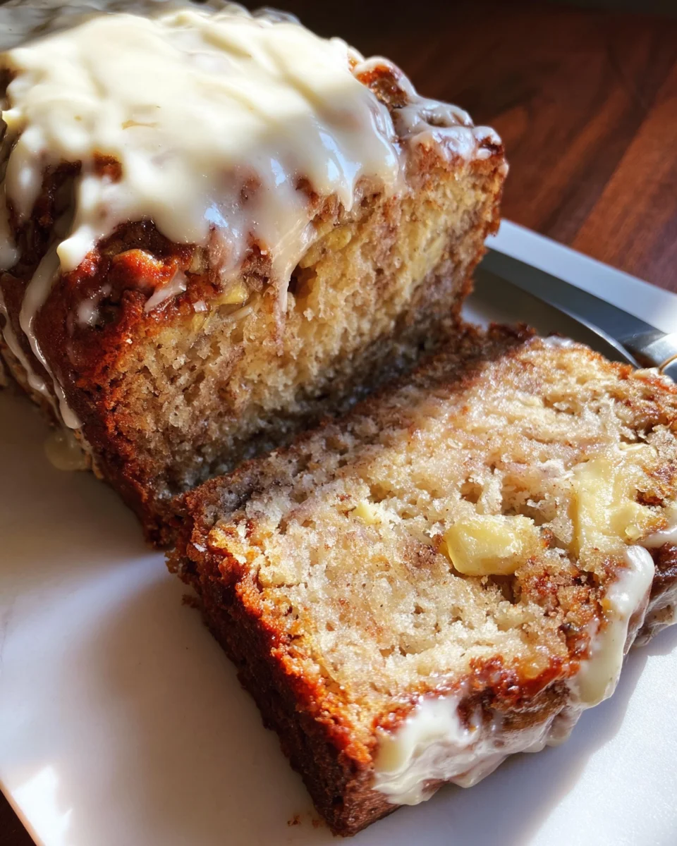 Cinnamon Roll Banana Bread 29 Cinnamon