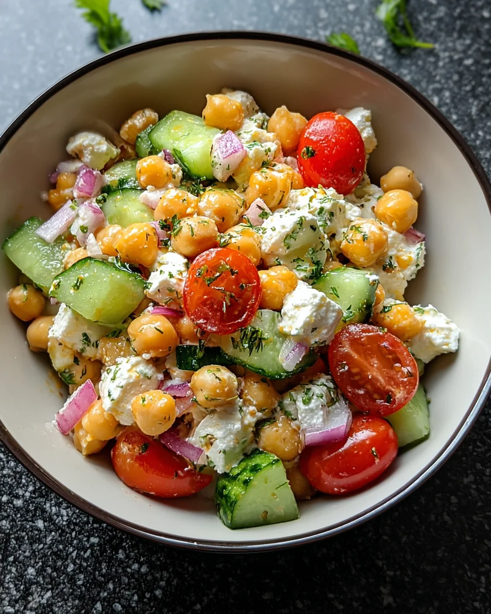 Cottage Cheese and Chickpeas Salad 23 Cottage
