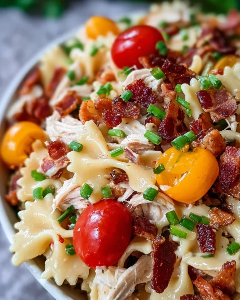 Crack Chicken Pasta Salad