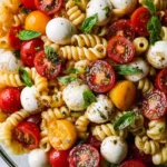 Creamy Caprese Pasta Salad 19 Creamy Caprese Pasta Salad