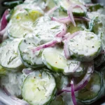 Creamy Cucumber Salad 19 Creamy Cucumber Salad