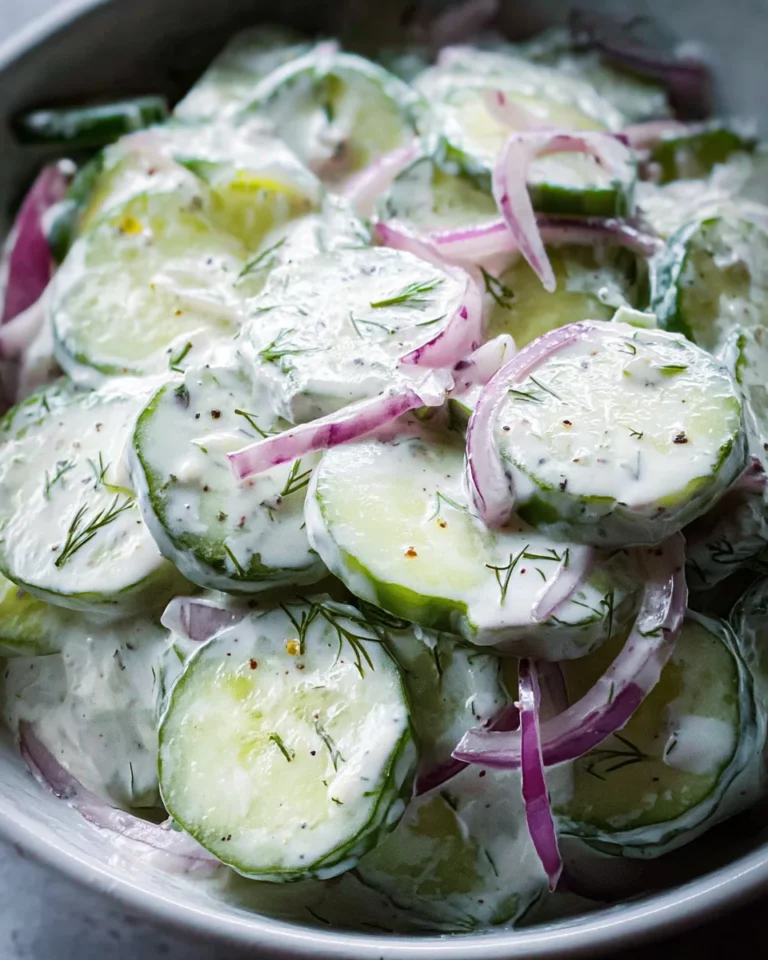 Creamy Cucumber Salad