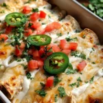 Creamy White Chicken Enchiladas