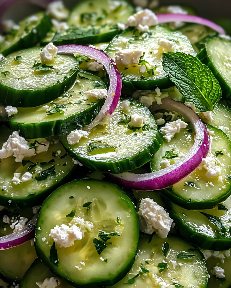 Cucumber Feta Salad 17 Cucumber