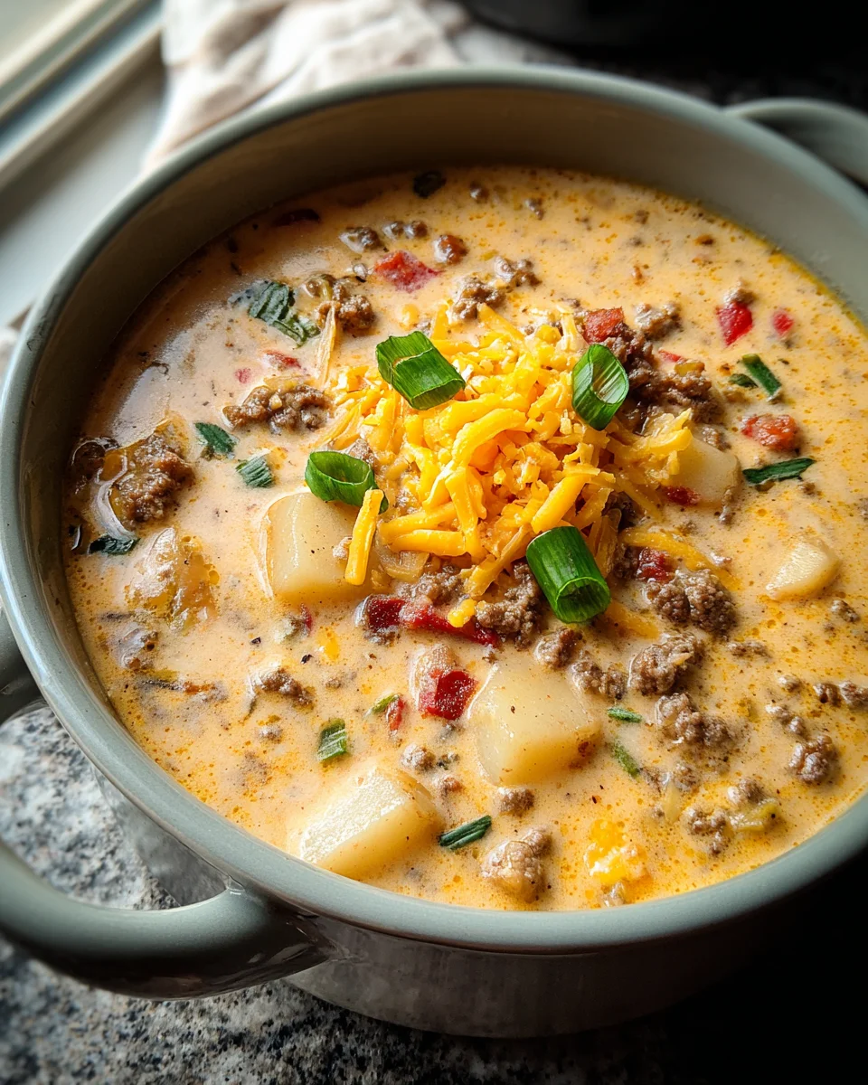 Easy Cheeseburger Soup 27 Easy