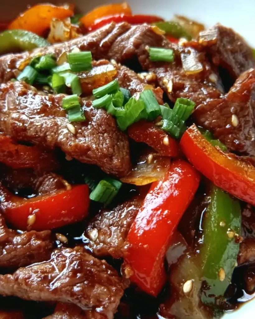 Easy Chinese Pepper Steak Recipe