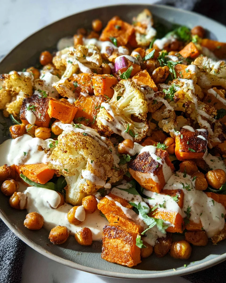 Easy Nourish Bowl Recipe with Tahini Yogurt Dressing 18 Easy