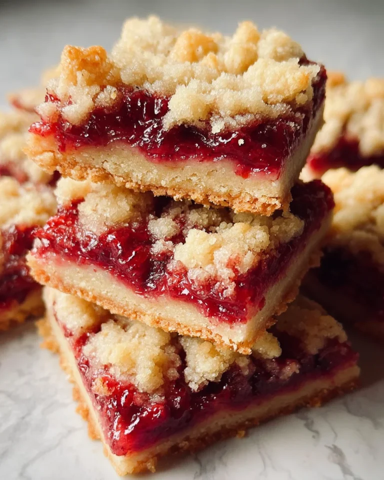 Fabulous Five Ingredient Raspberry Bars