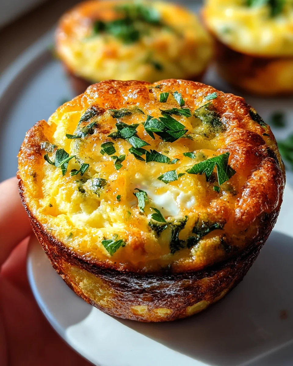 Fluffy Cottage Cheese Egg Muffins