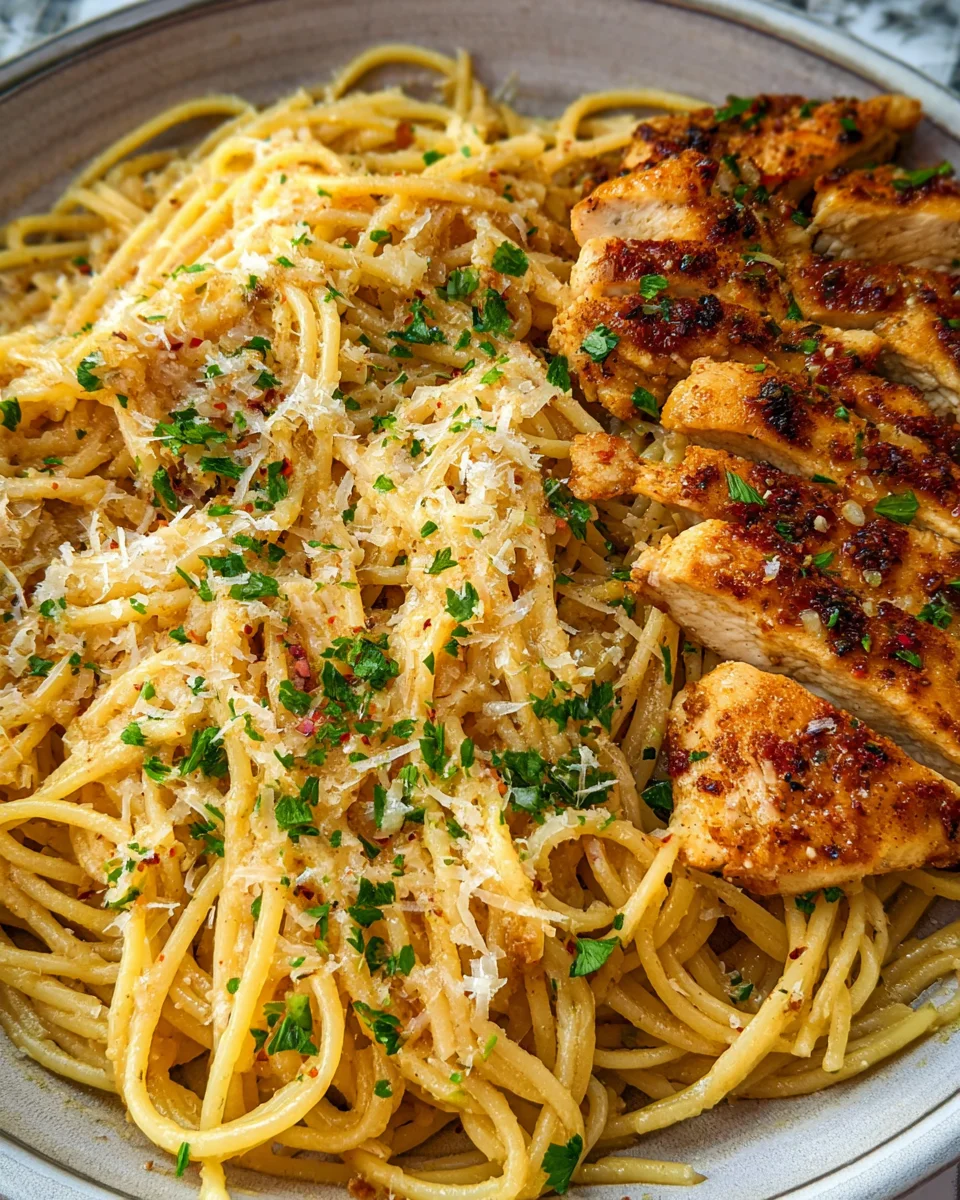 Garlic Butter Chicken Pasta 23 Garlic