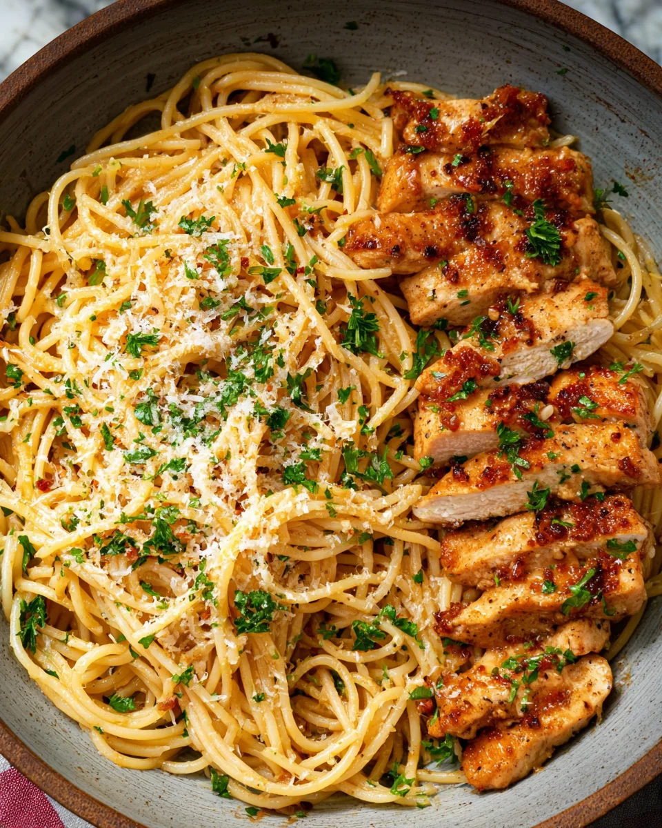 Garlic Butter Chicken Pasta 24 Garlic