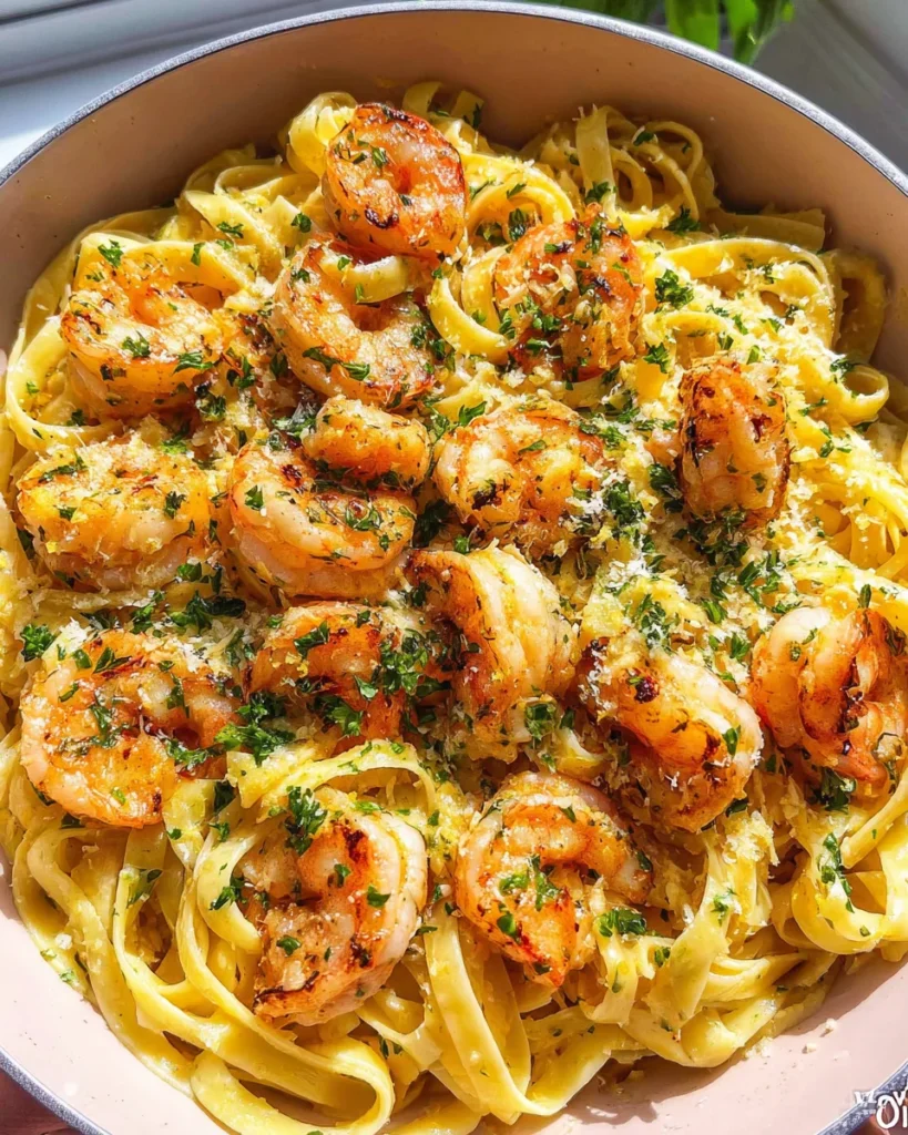 Garlic Butter Shrimp Pasta