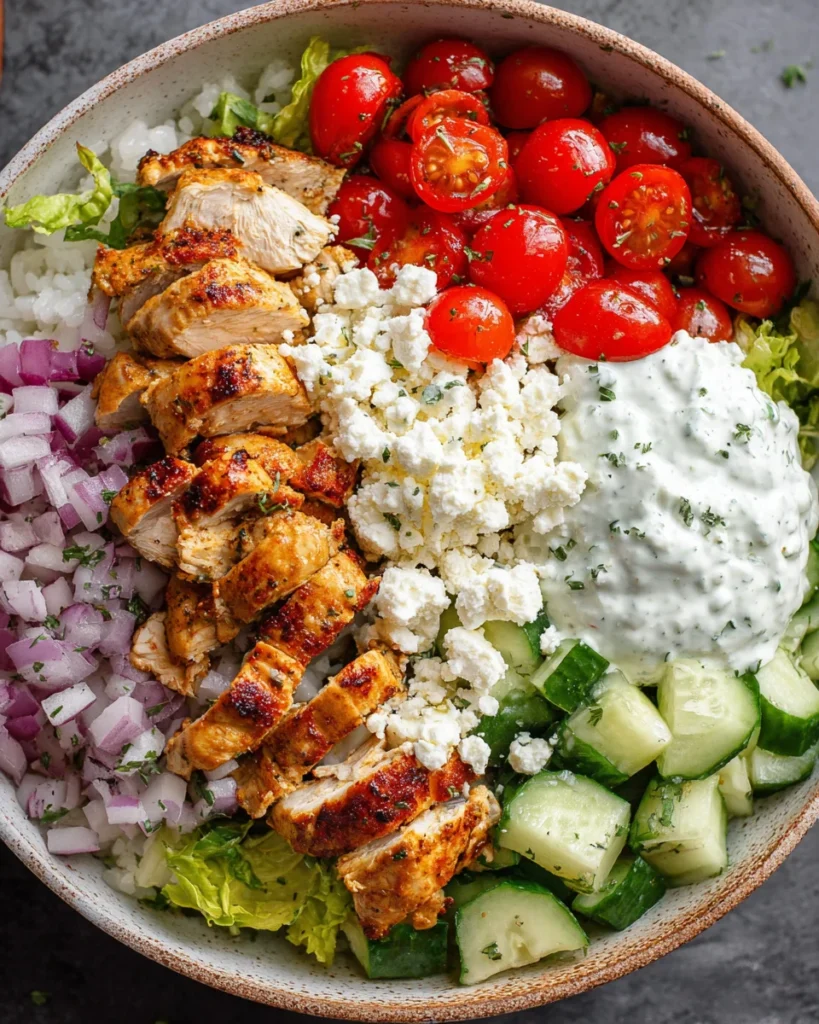 Greek Chicken Bowls
