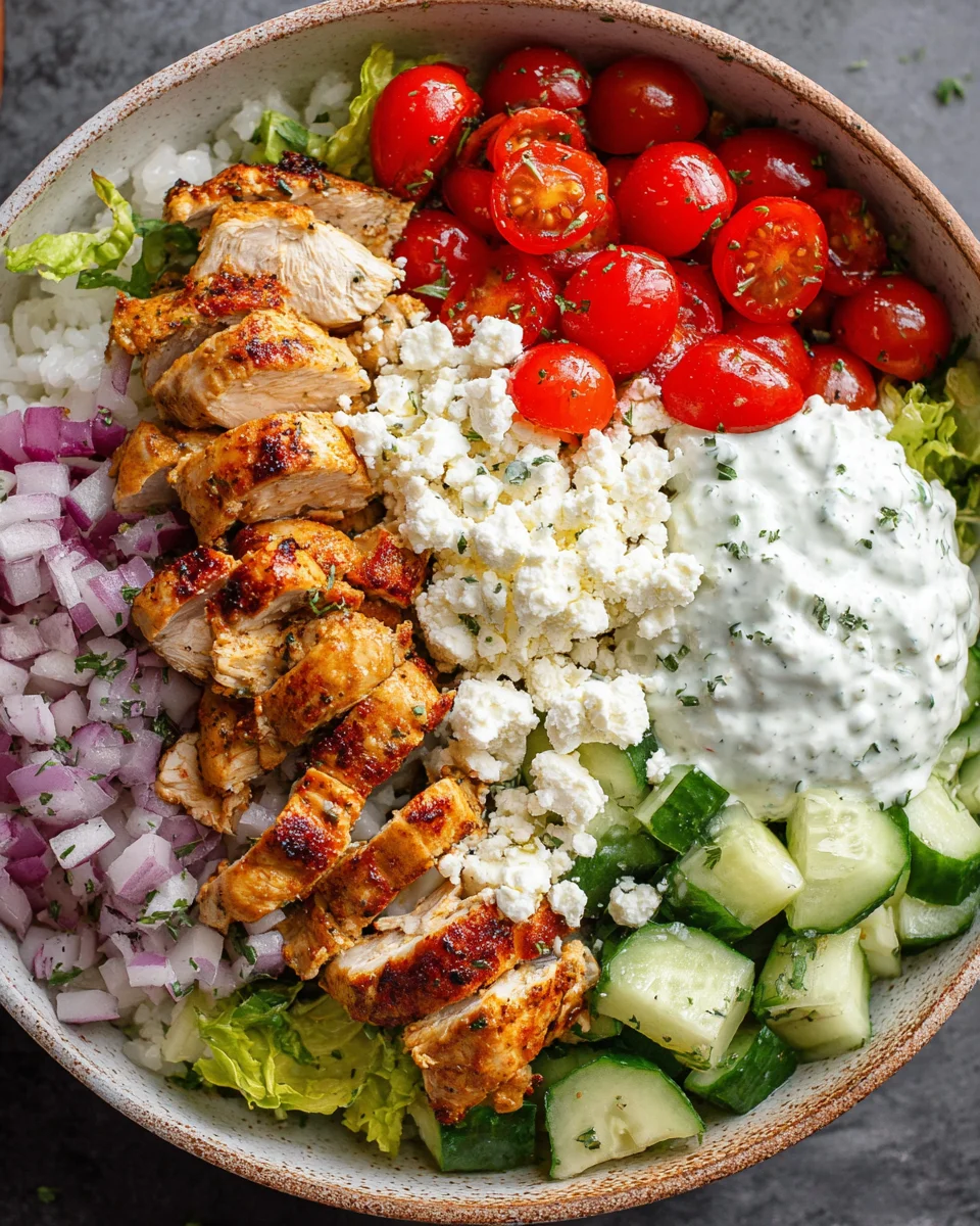 Greek Chicken Bowls 23 Greek Chicken Bowls