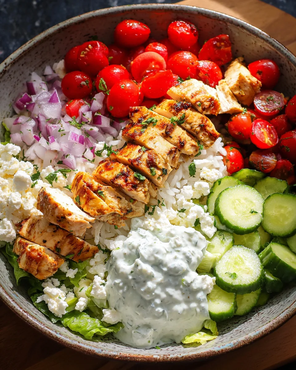 Greek Chicken Bowls 20 Greek