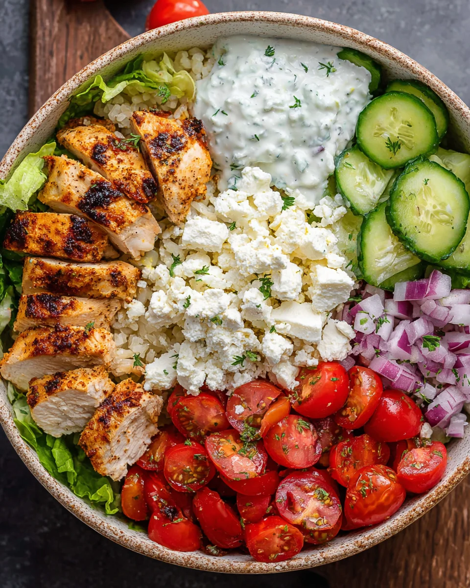 Greek Chicken Bowls 21 Greek