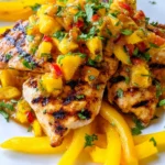 Grilled Mango Pineapple Chicken