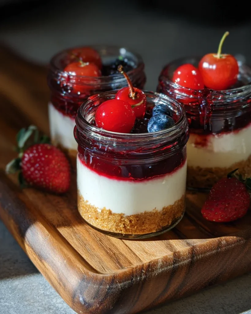 High Protein Cheesecake Jars