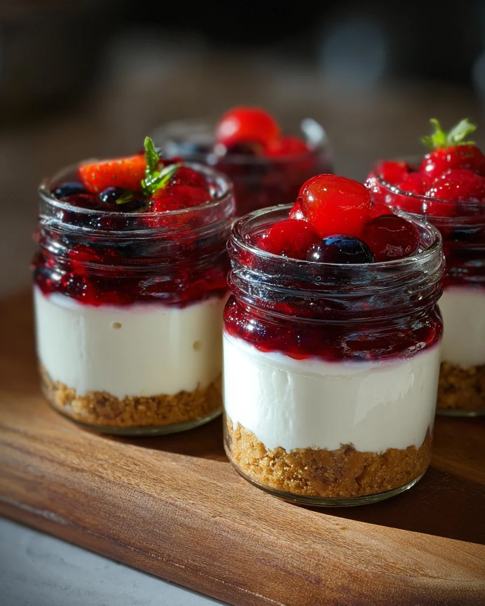 High Protein Cheesecake Jars 20 High