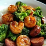 Honey Garlic Shrimp, Sausage, and Broccoli 21 Honey Garlic Shrimp, Sausage, and Broccoli